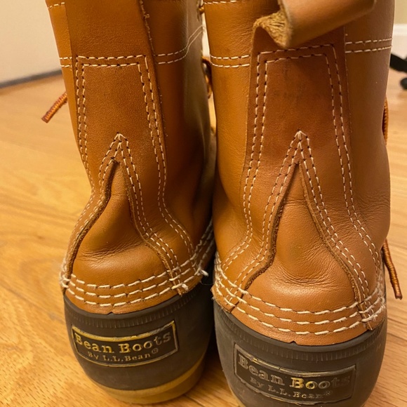 Men's 9M 8" Tan/Brown LLBean Boots Unlined 🥾 - Picture 7 of 7